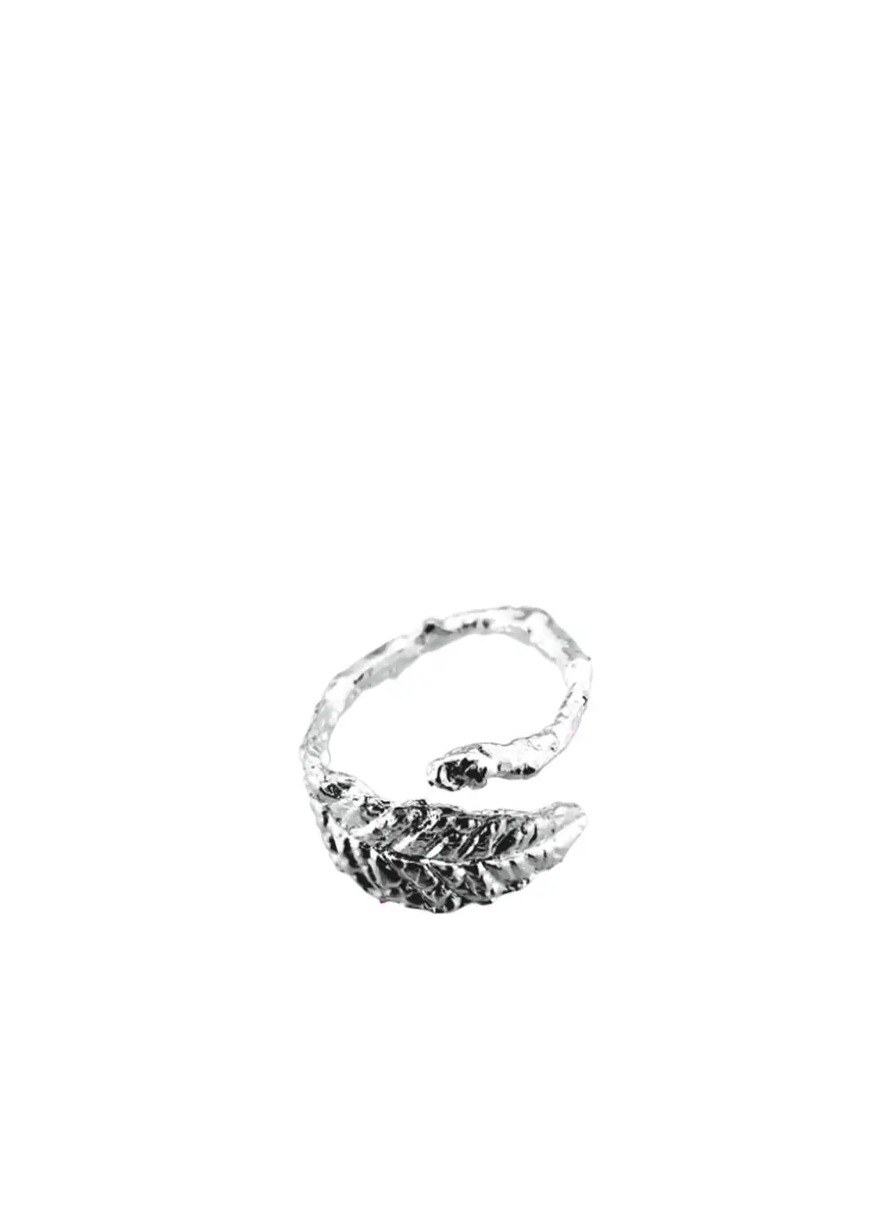 Silver Leaf Ring 
