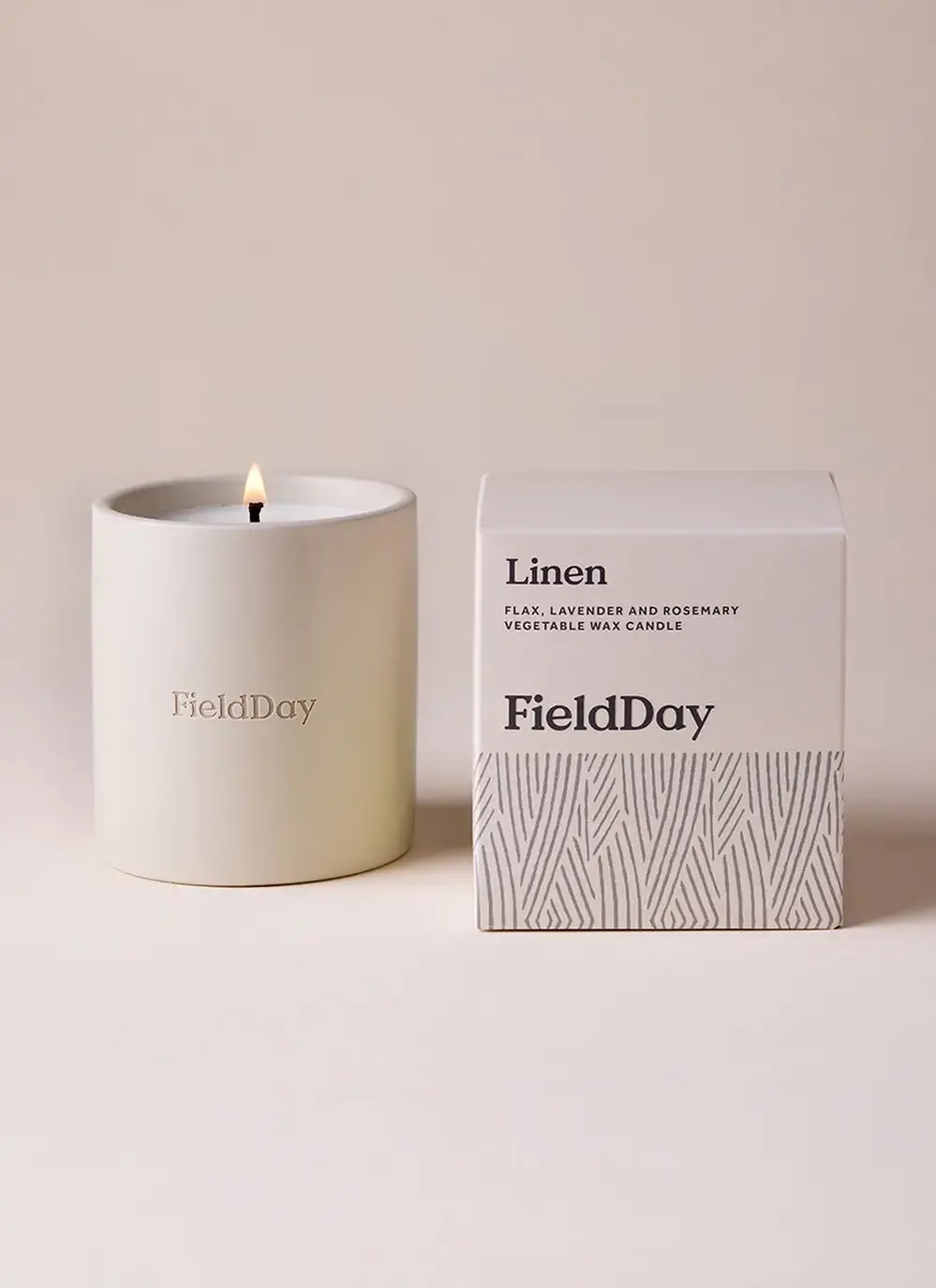 Field Day Luxury Linen Candle