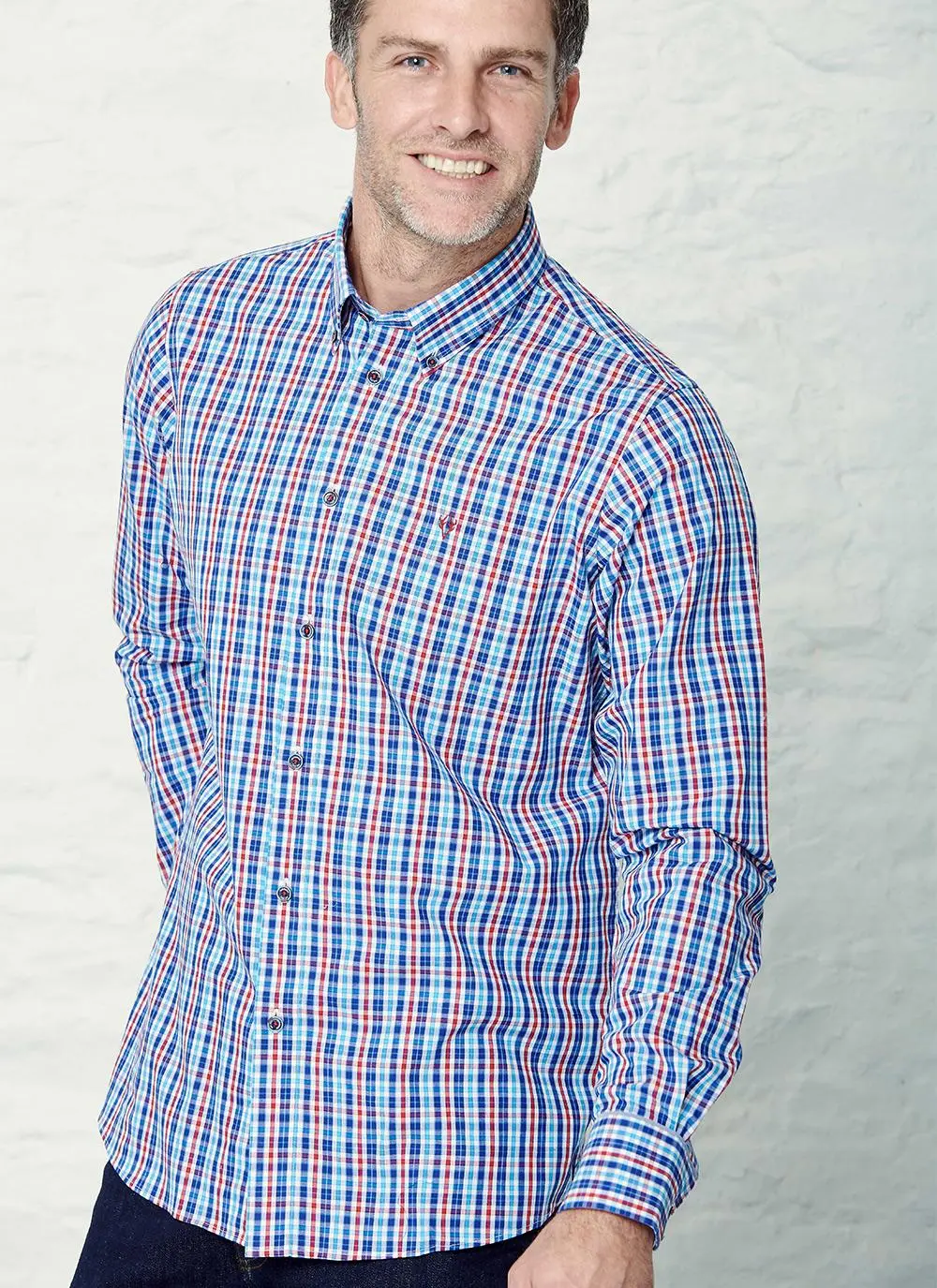 Long Sleeve Peach Cotton Shirt