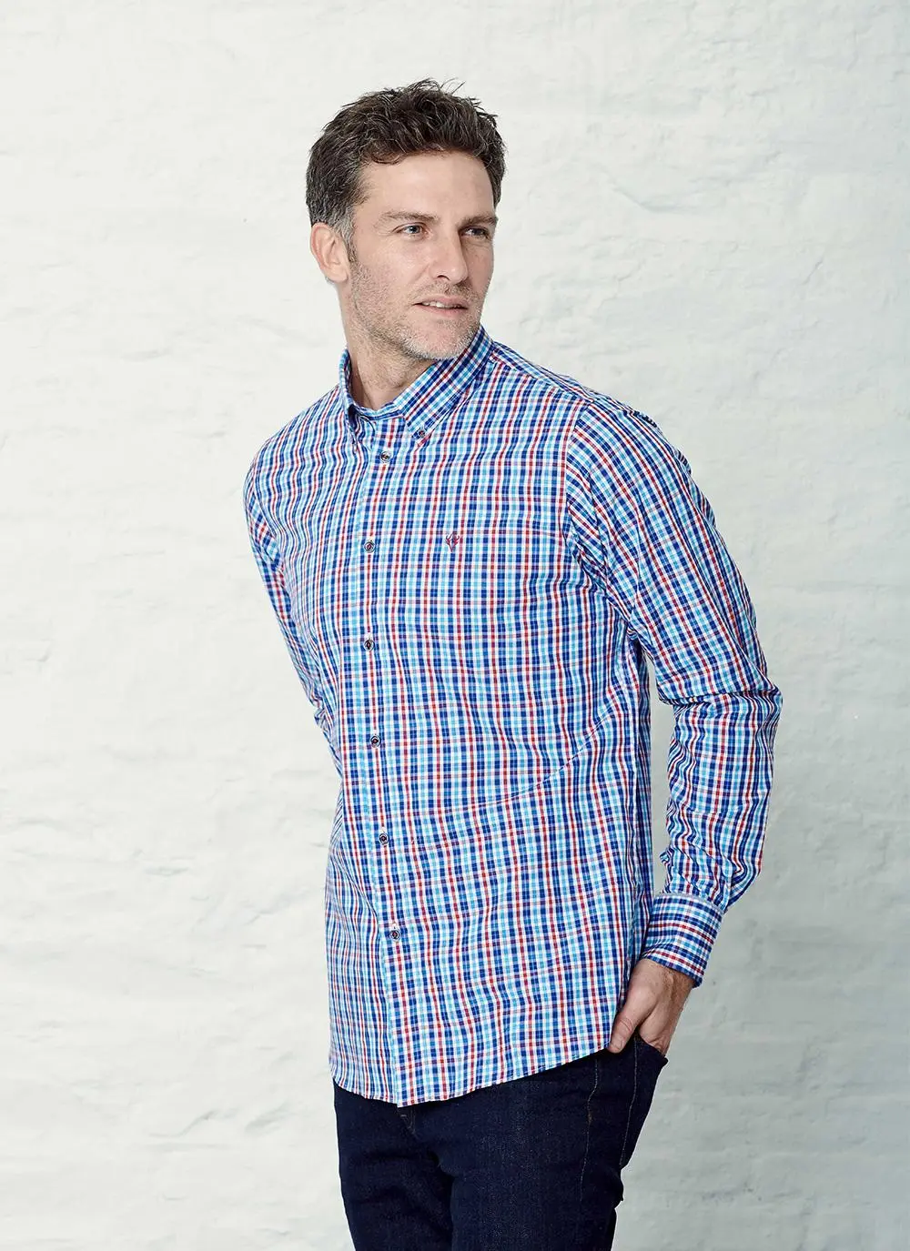 Long Sleeve Peach Cotton Shirt