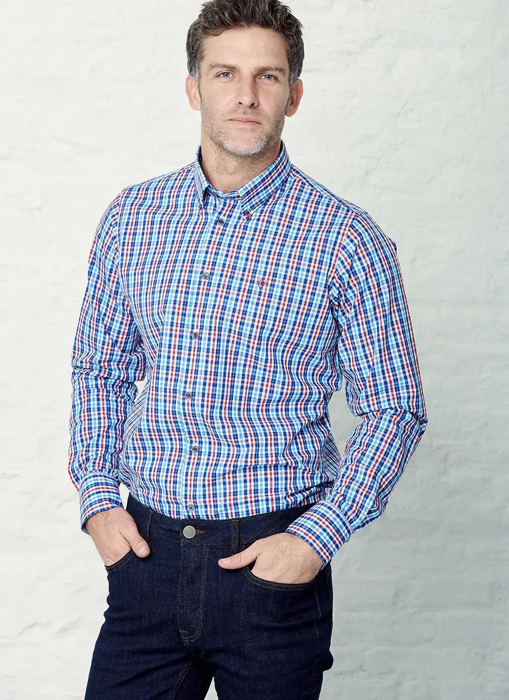 Long Sleeve Peach Cotton Shirt