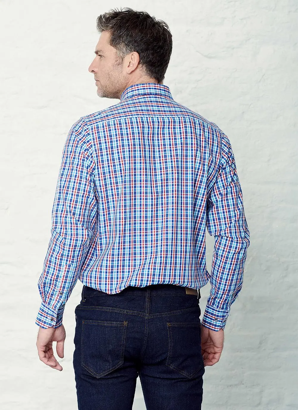Long Sleeve Peach Cotton Shirt