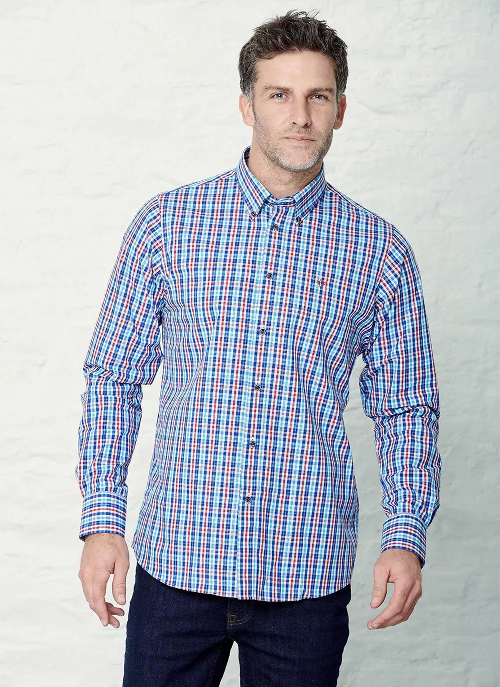 Long Sleeve Peach Cotton Shirt