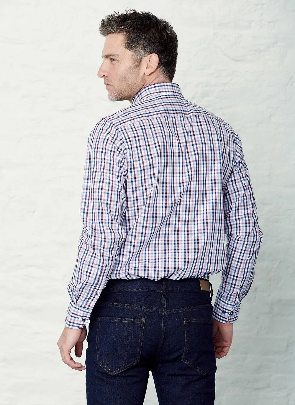 Long Sleeve Peach Cotton Shirt