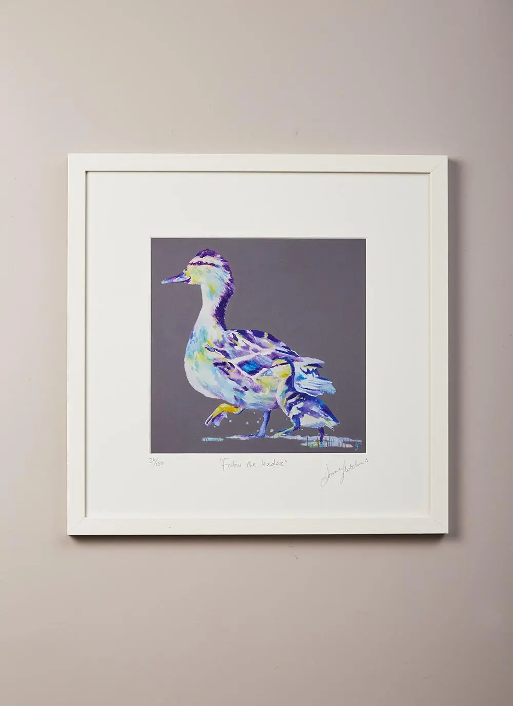 Follow The Leader Framed Print - Small
