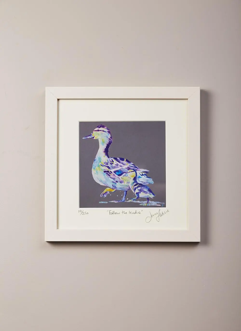 Follow The Leader Framed Print - Small
