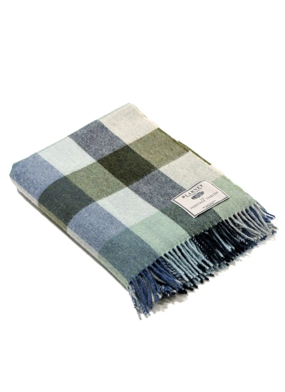 Lough Leane Check Lambswool Throw
