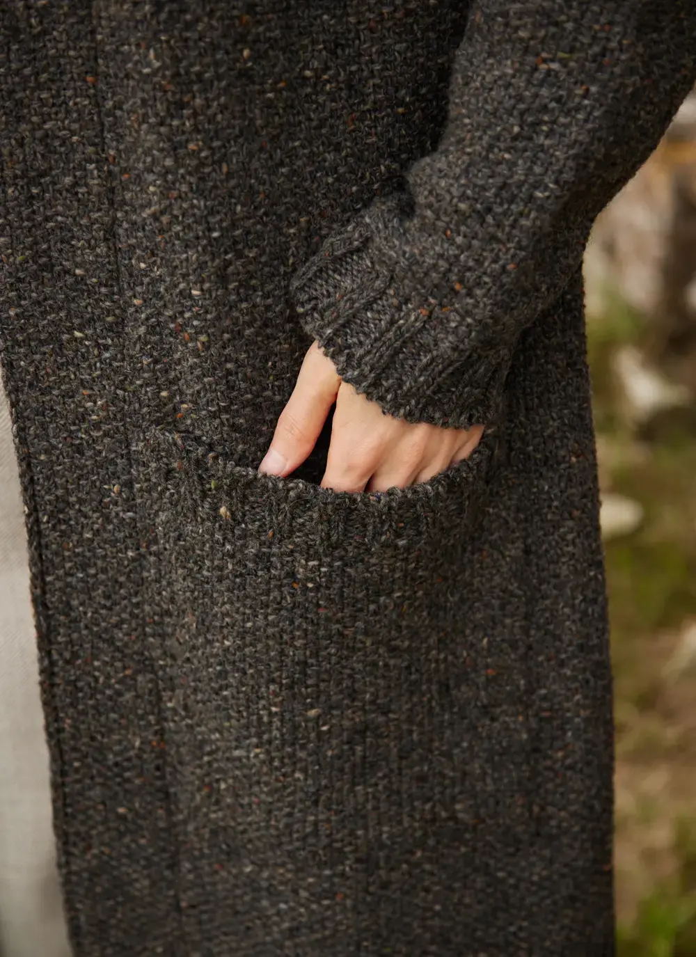 Alpaca Trench Coatigan