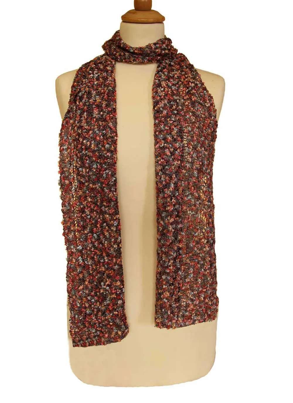 Coral Lace Scarf