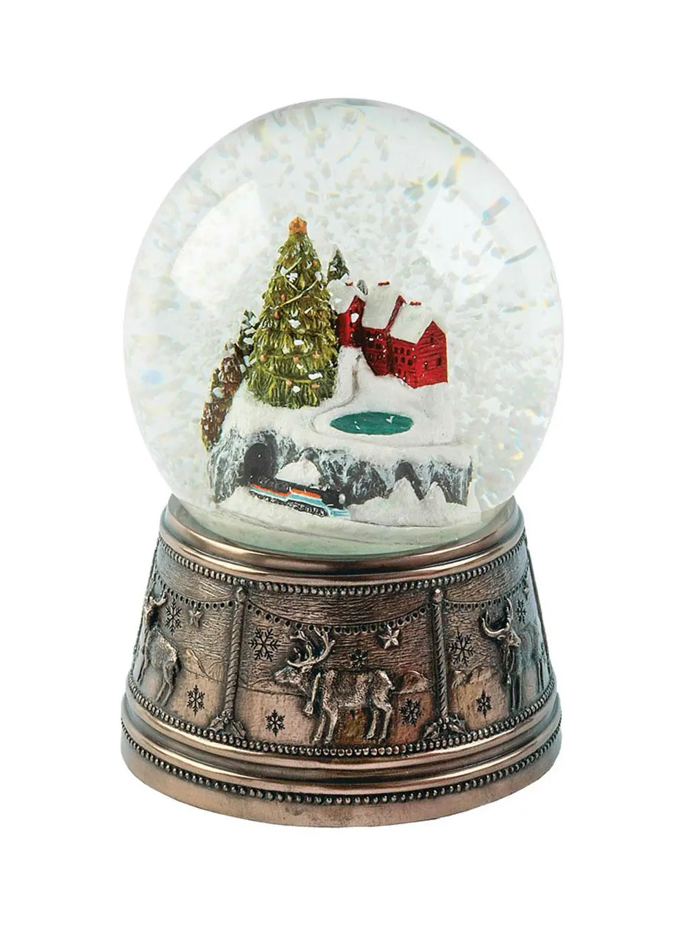 Genesis Christmas Town Snow Globe