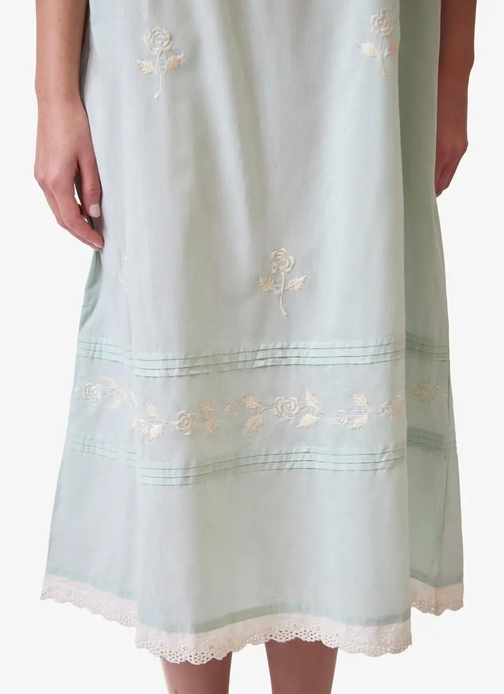 Margo Green Cotton Nightgown