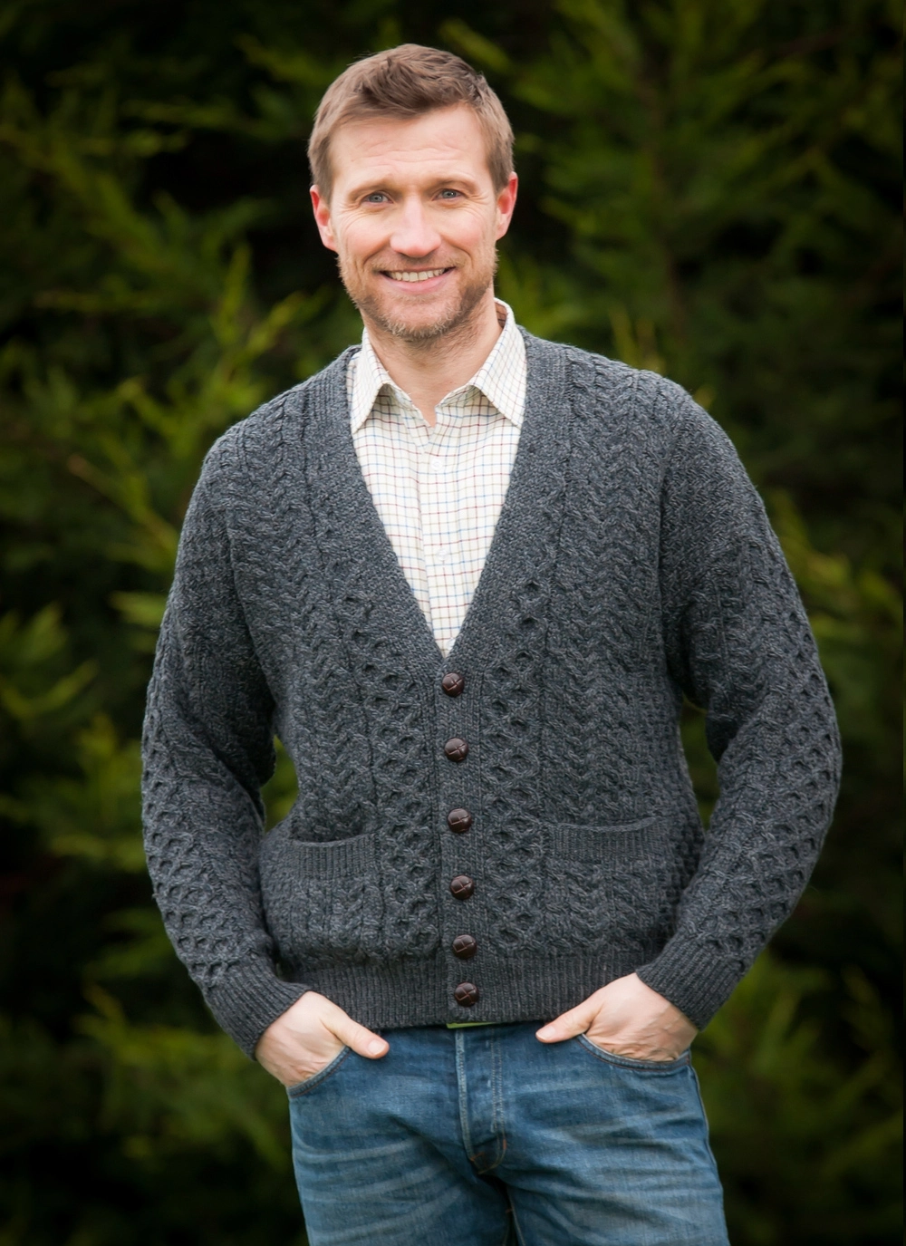 Aran Lumber Cardigan