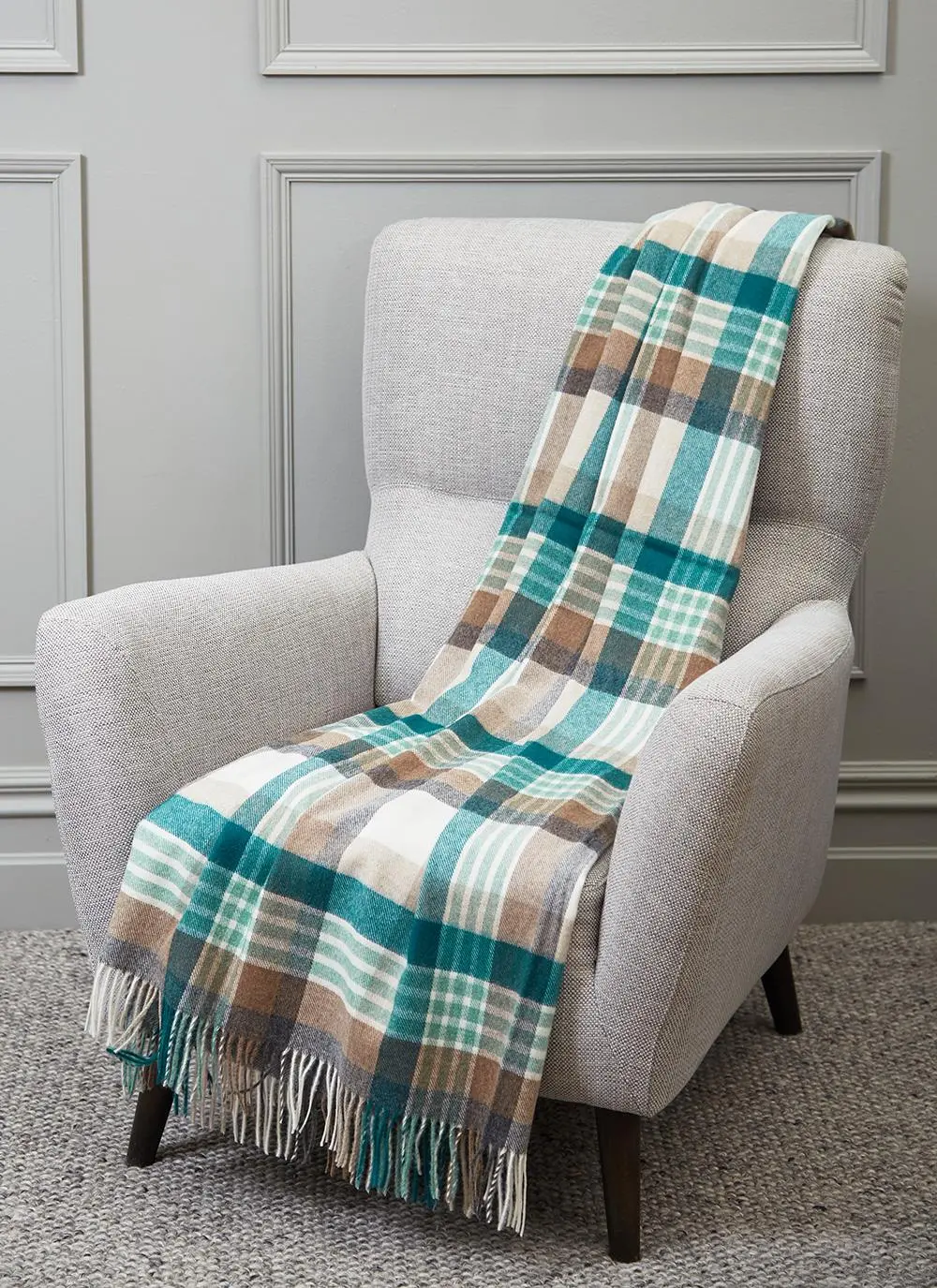 Melbourne Eucalyptus Lambswool Throw