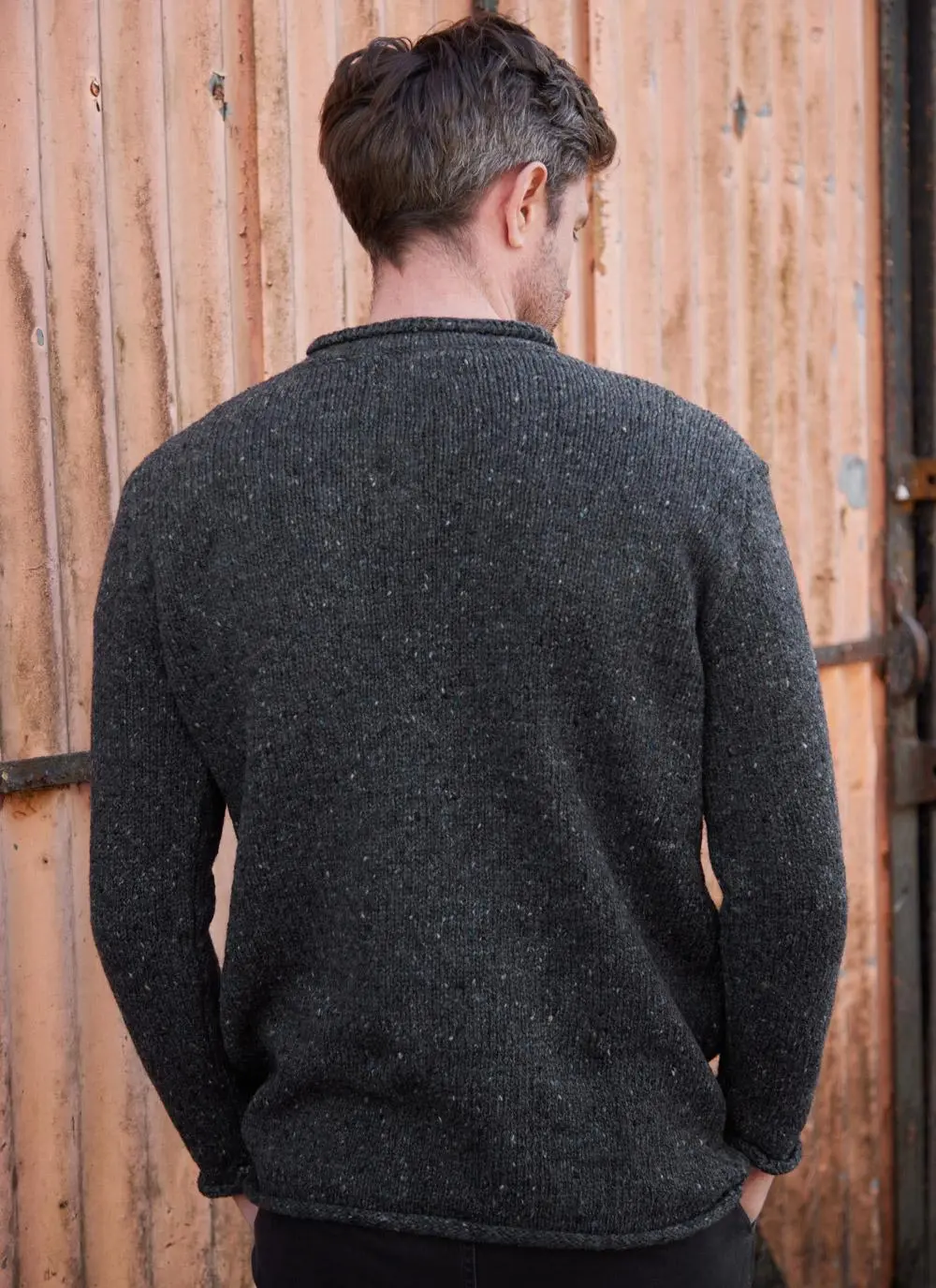 Alpaca Fleck Roll Neck Sweater