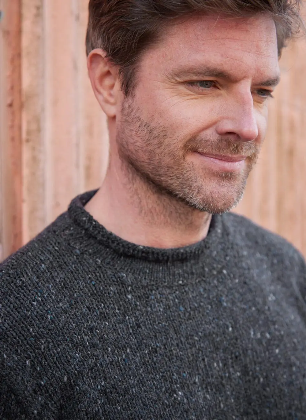 Alpaca Fleck Roll Neck Sweater