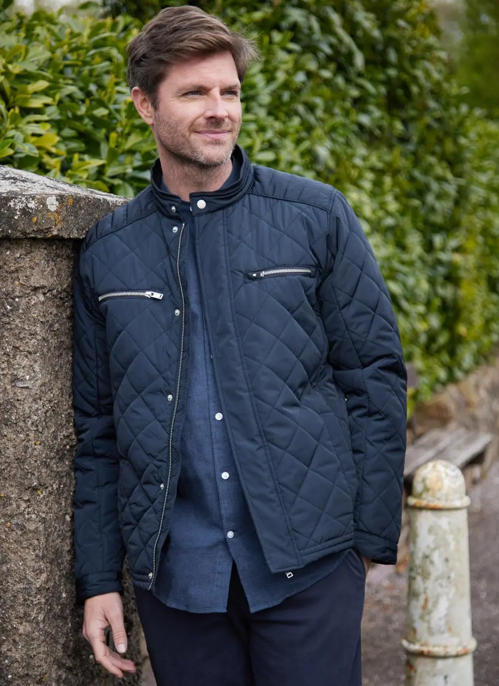 Blarney Quilted Zip Jacket