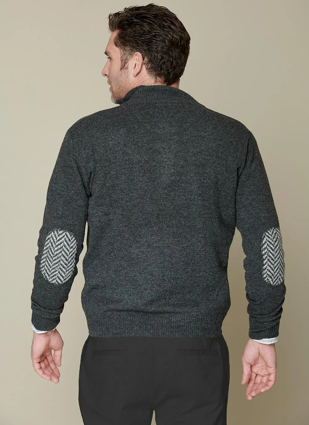 Lambswool Half Zip Sweater