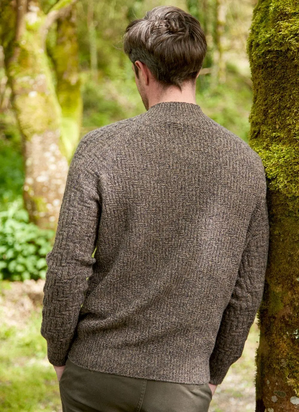 Villiers Raglan Mock Neck Sweater