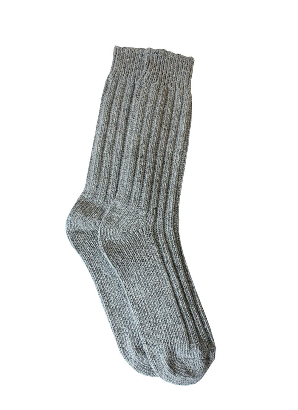 Men's Wool Socks Moss Natural Gray | Blarney