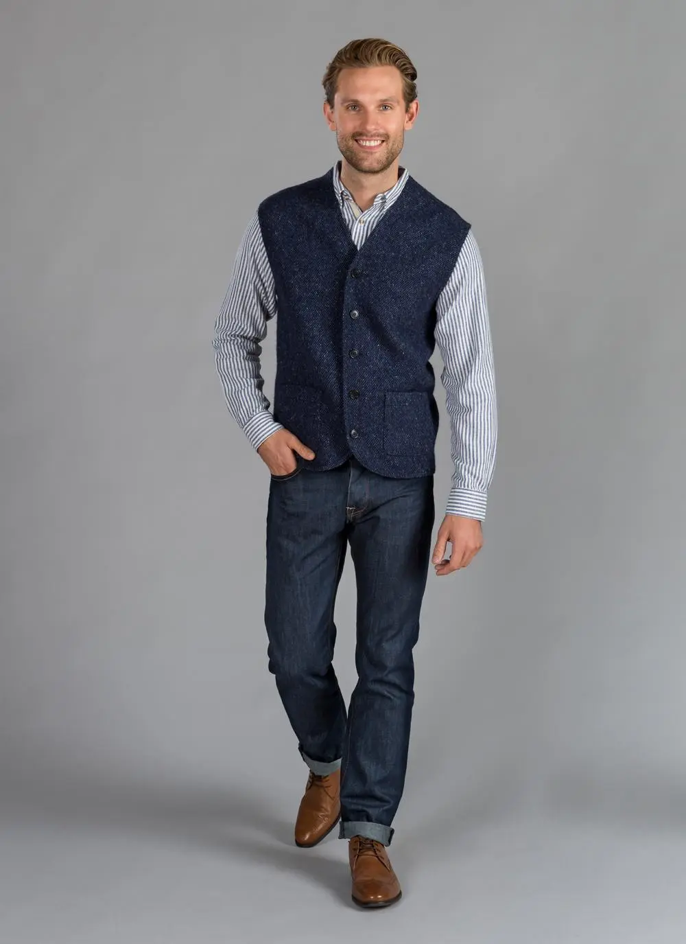 Tweed Gilet