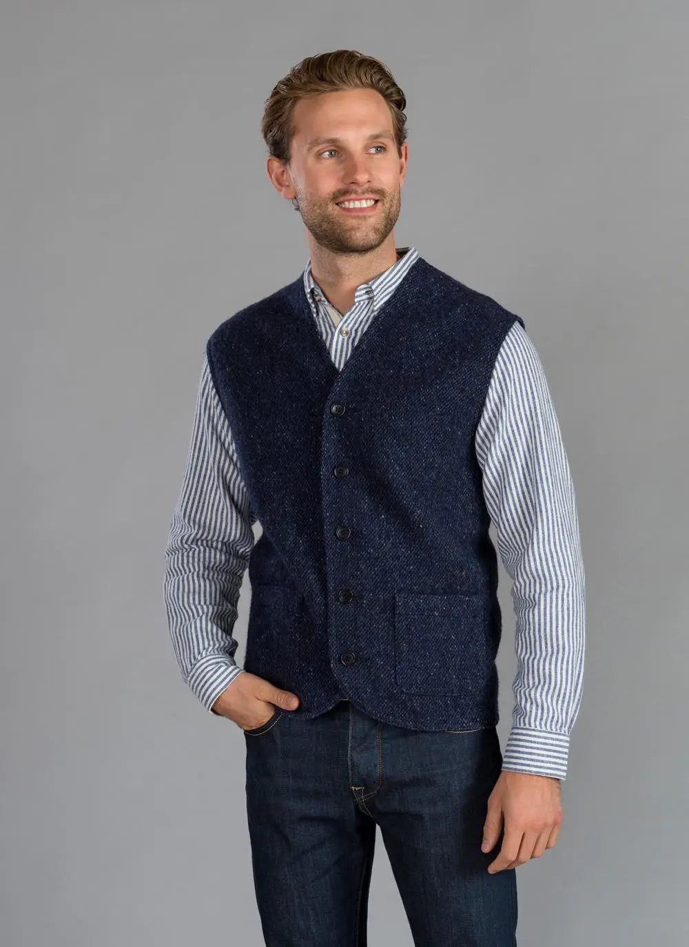 Tweed Gilet