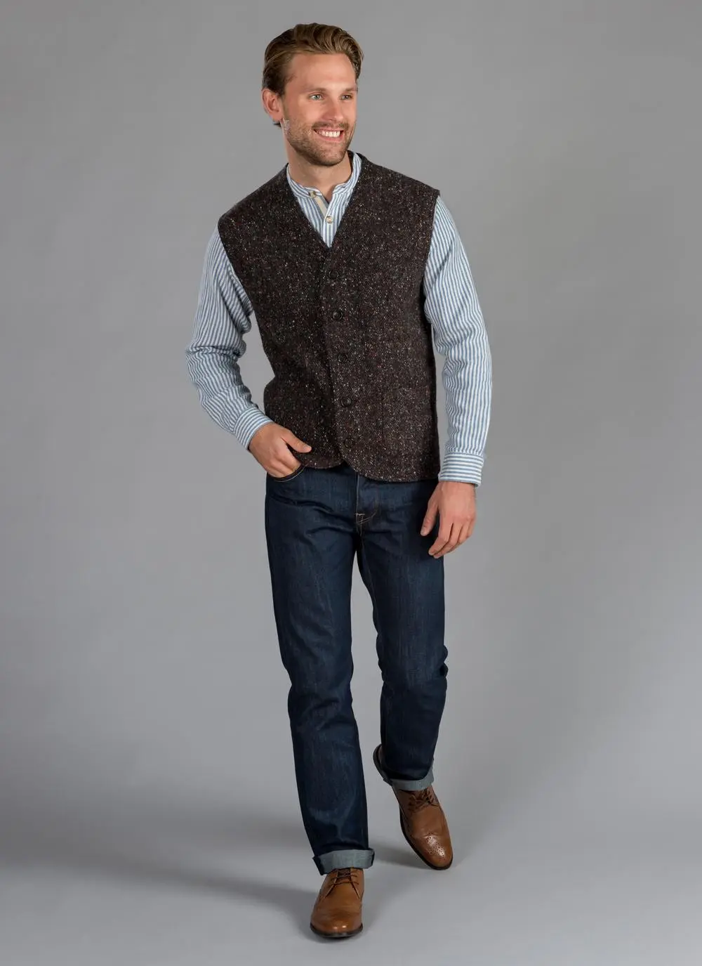 Tweed Gilet