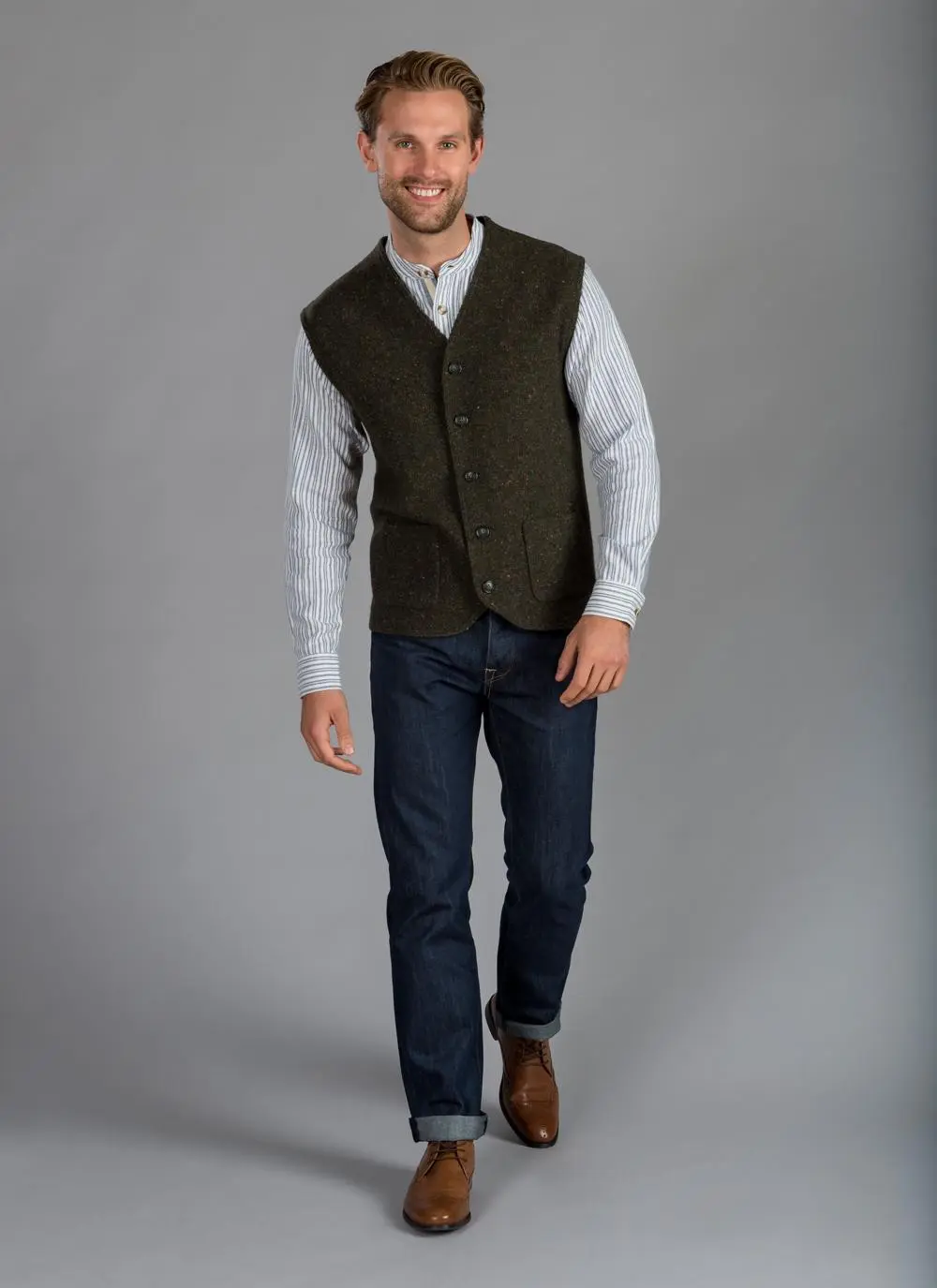 Tweed Gilet