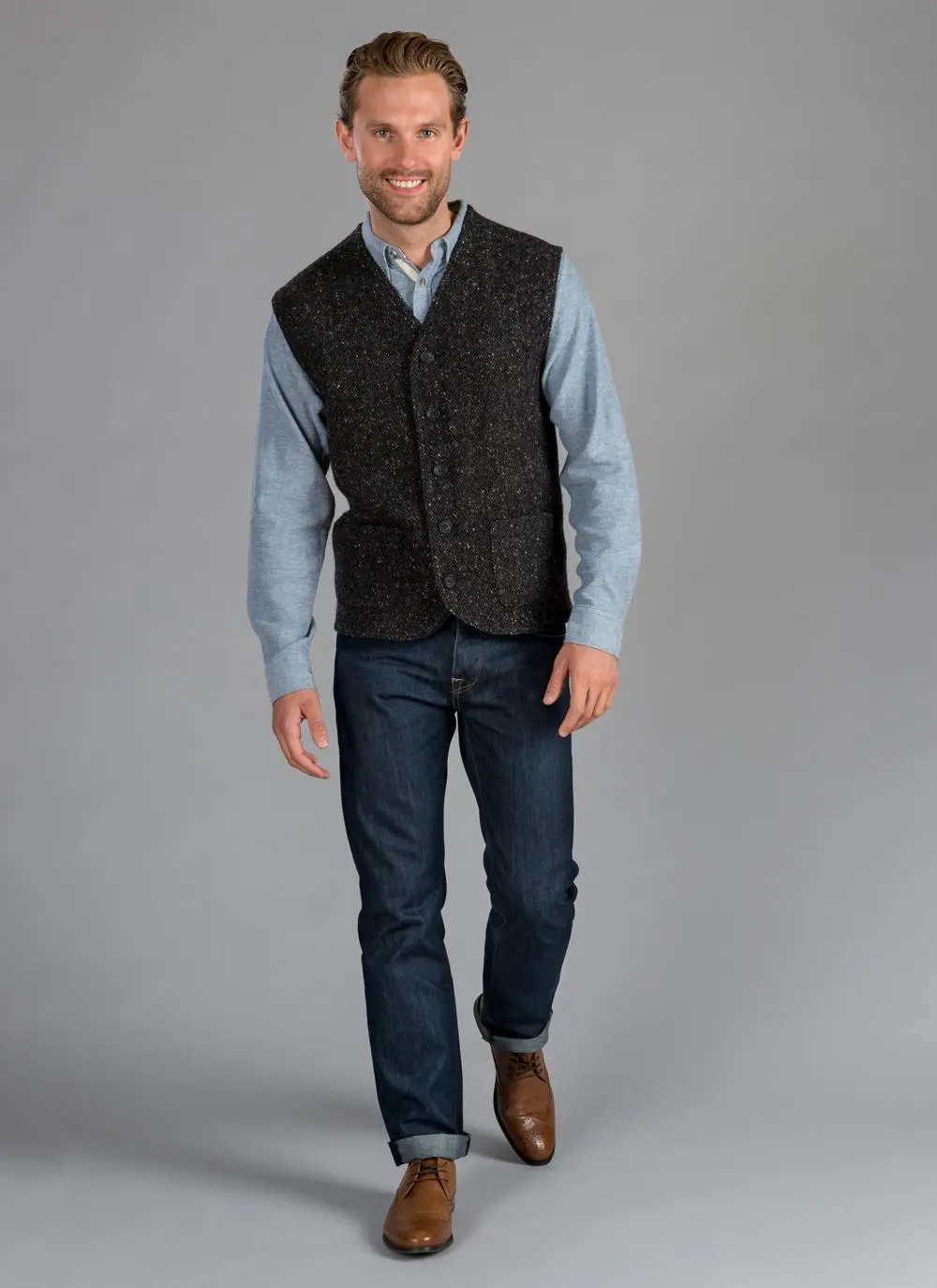 Tweed Gilet