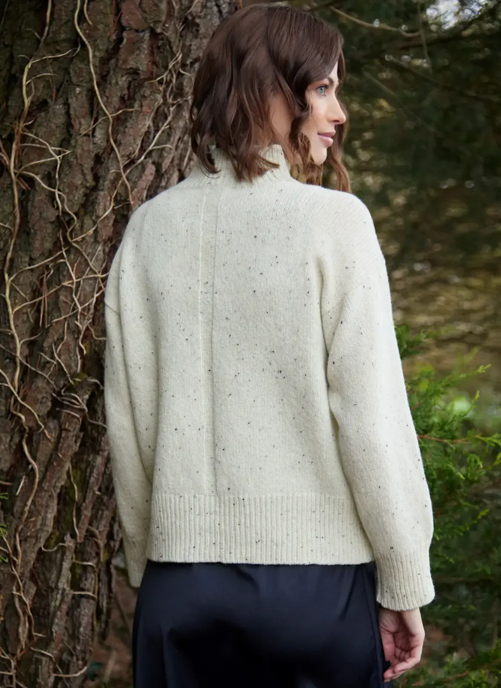 Mia Wool Cashmere Turtleneck Sweater