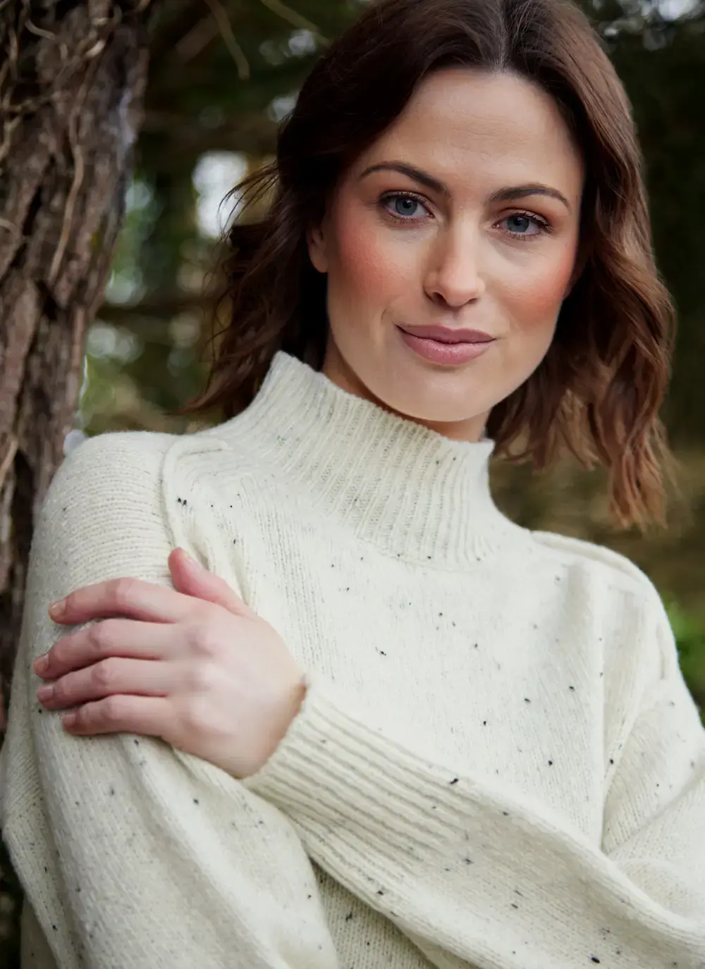 Mia Wool Cashmere Turtleneck Sweater