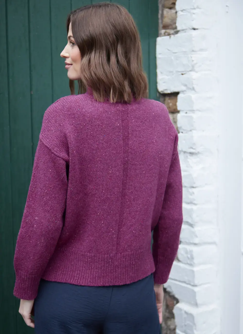 Mia Wool Cashmere Turtleneck Sweater