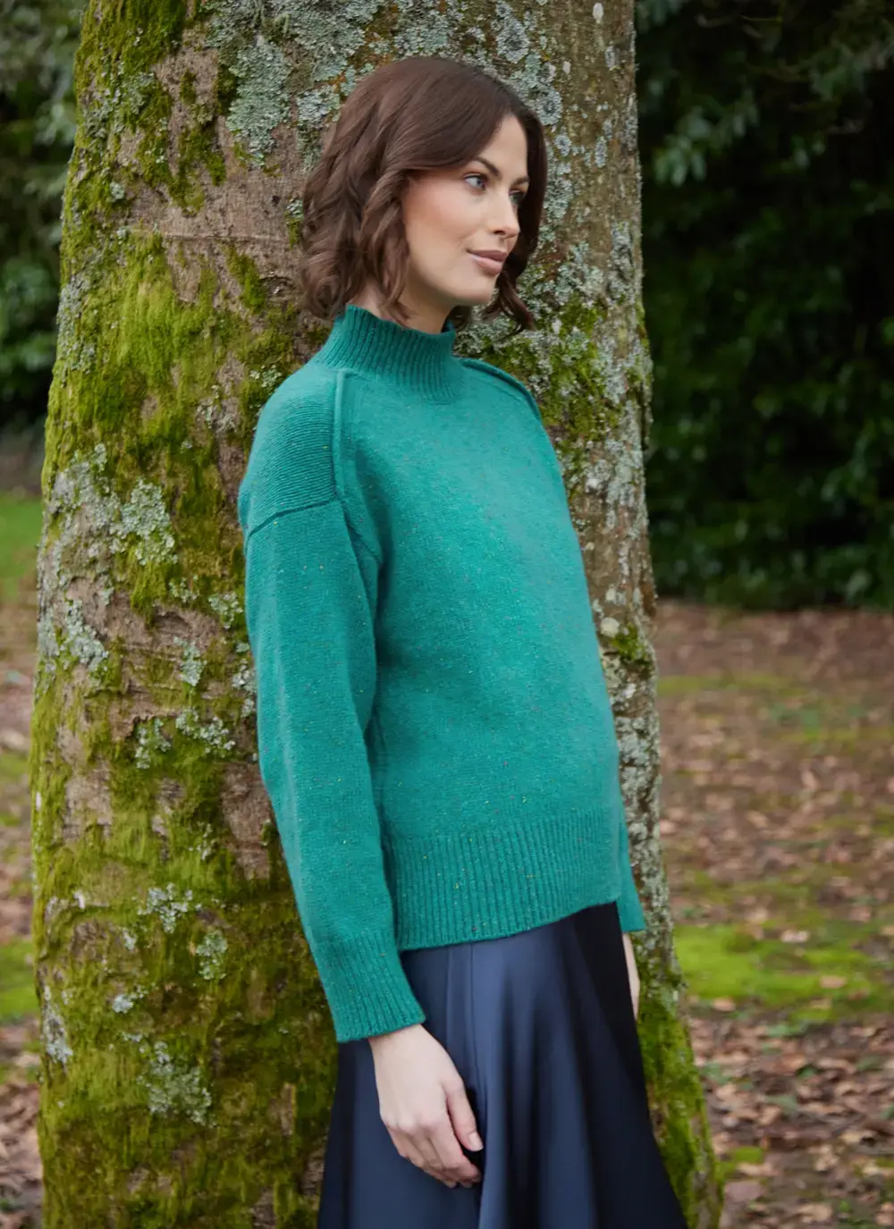 Mia Wool Cashmere Turtleneck Sweater
