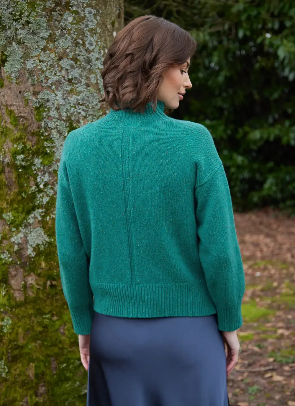 Mia Wool Cashmere Turtleneck Sweater