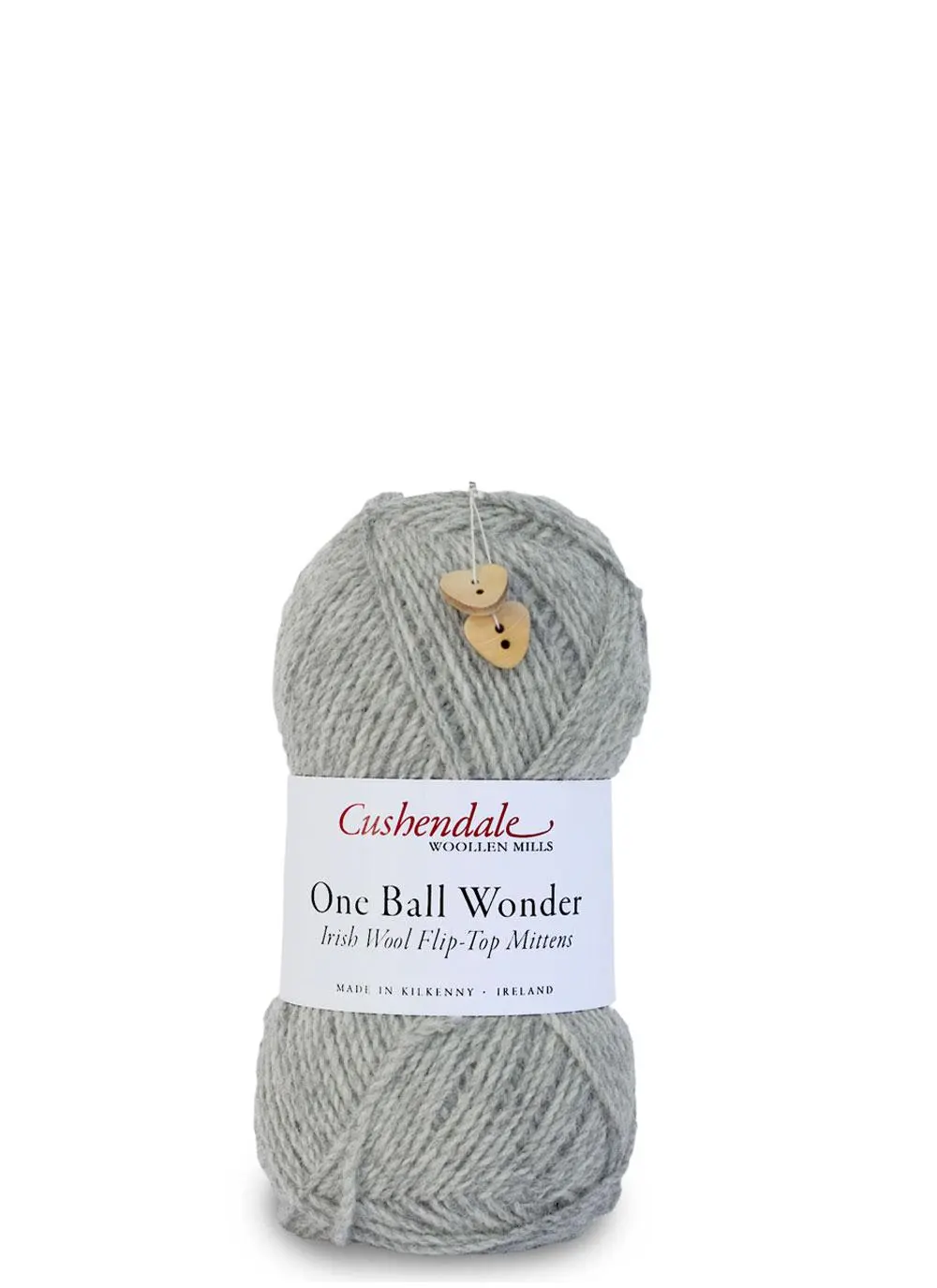Mitten Knitting Kit Silver