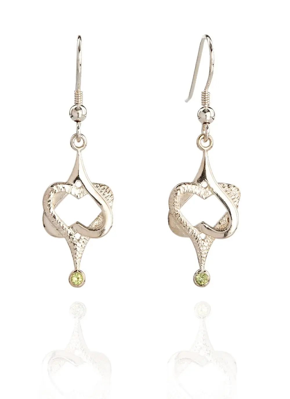 Mo Chroi Peridot Sterling Silver Earrings