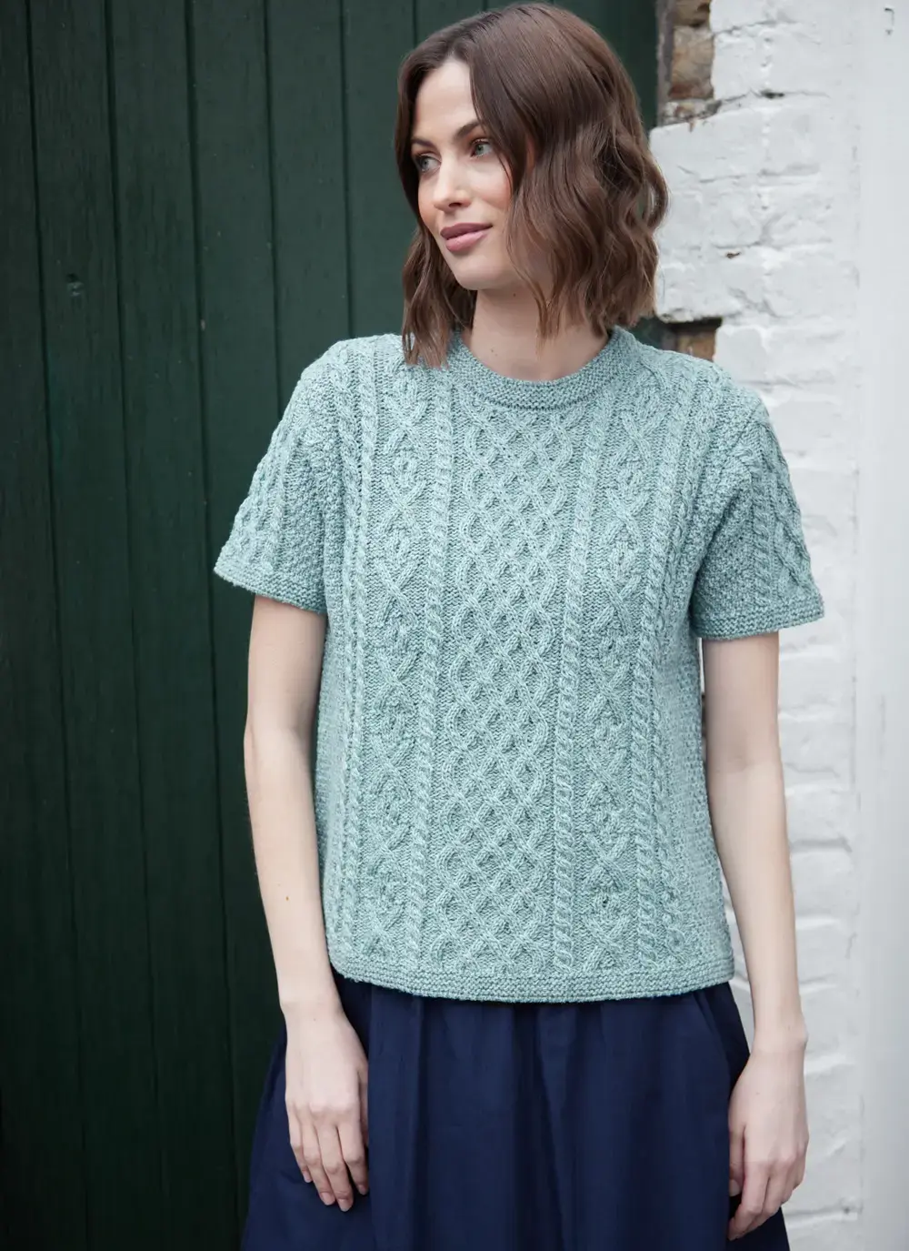 Molly T-Shirt Aran Sweater