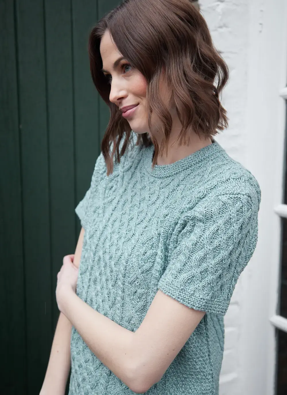Molly T-Shirt Aran Sweater