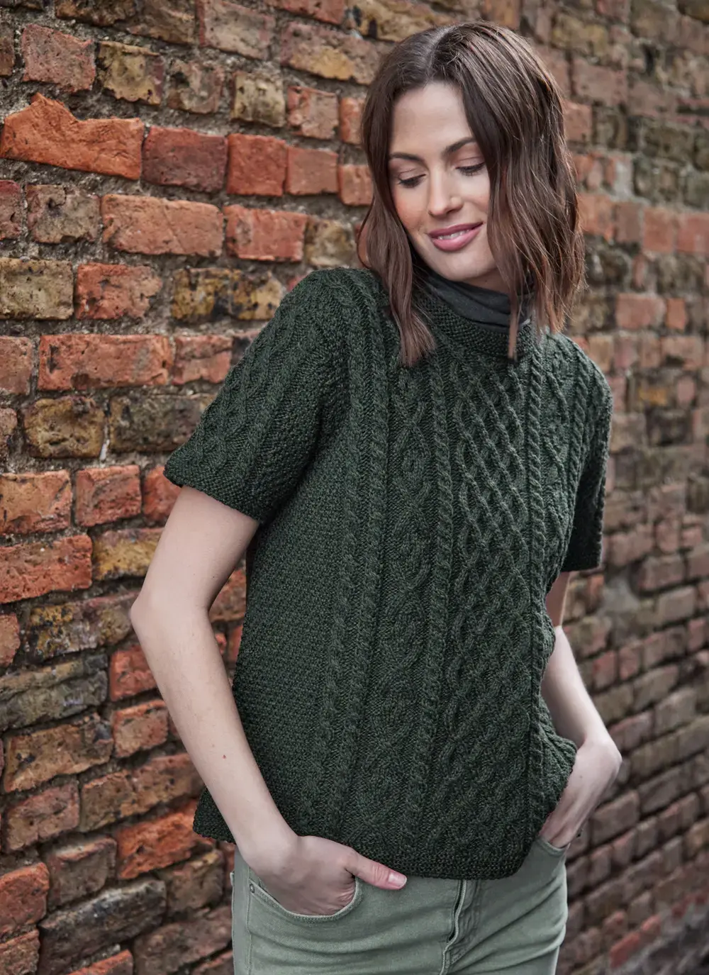 Molly T-Shirt Aran Sweater