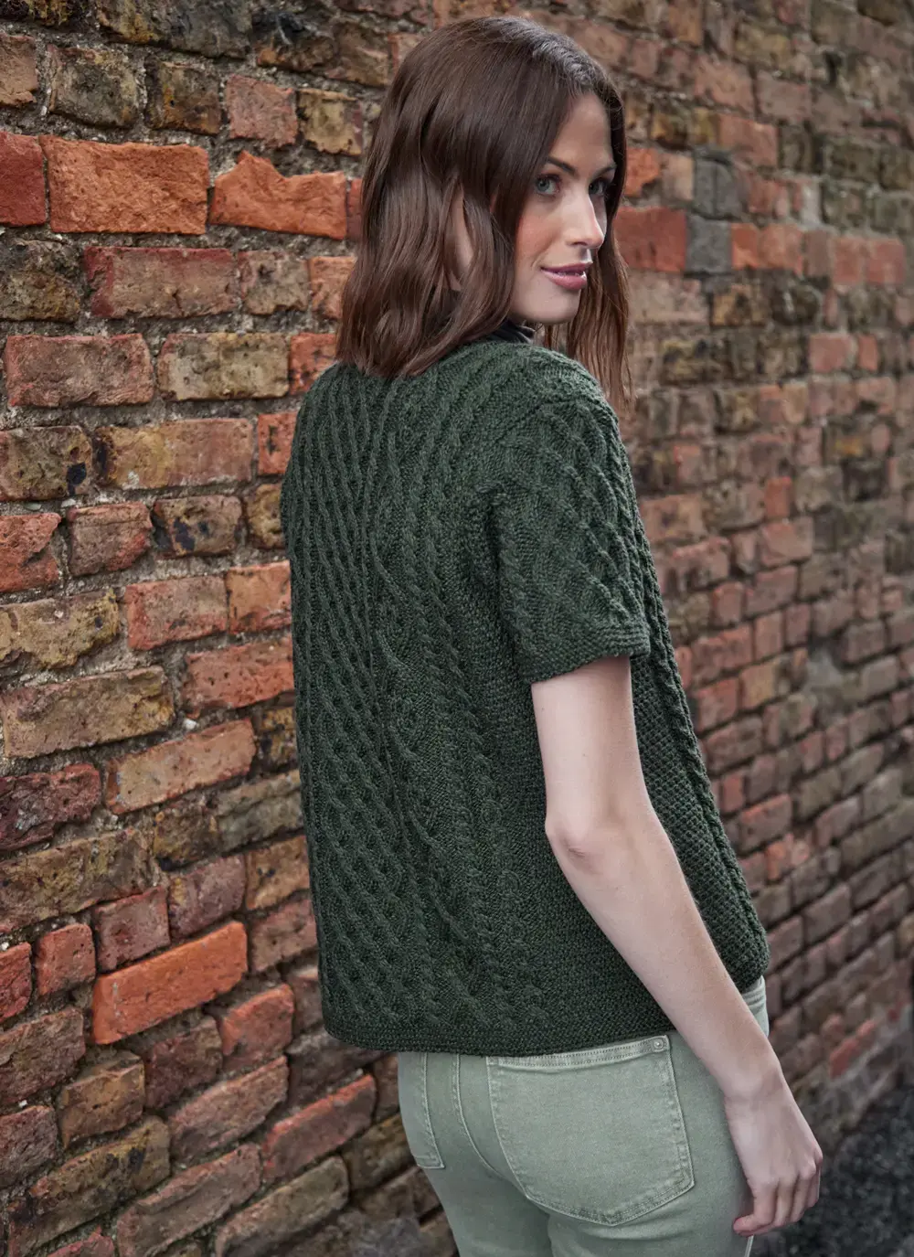 Molly T-Shirt Aran Sweater