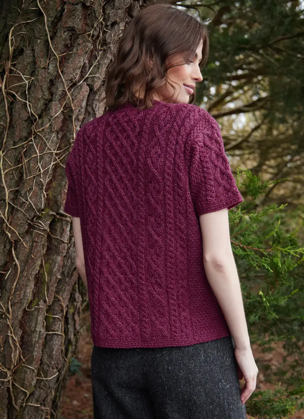Molly T-Shirt Aran Sweater