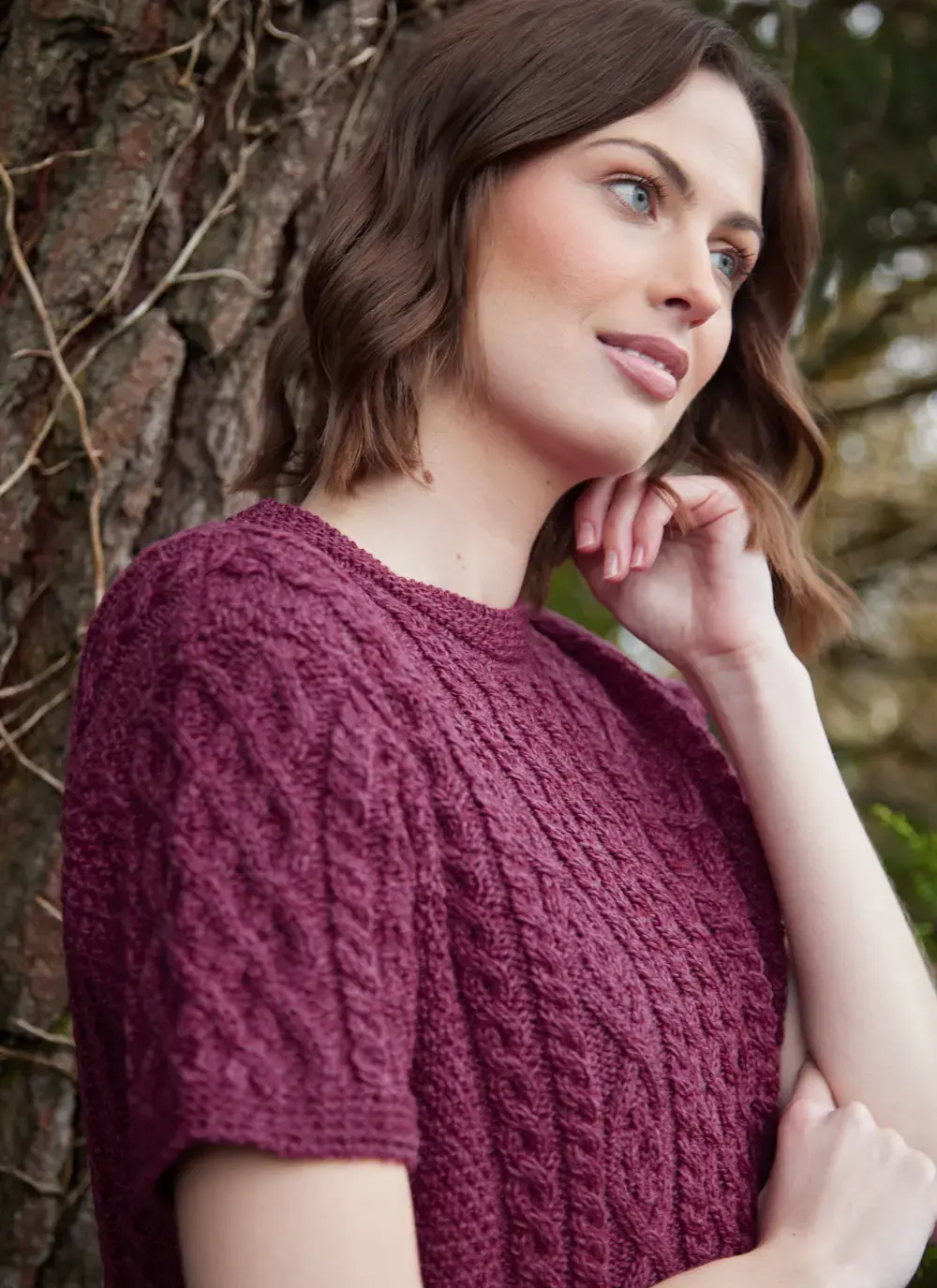 Molly T-Shirt Aran Sweater