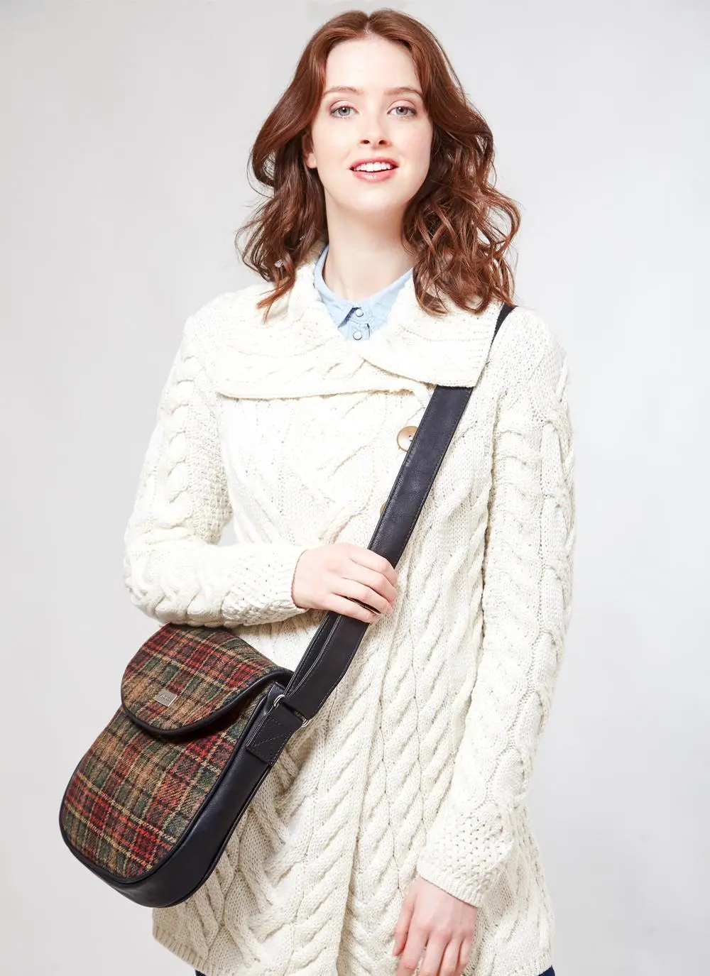 Mucros Orla Tweed Satchel Bag