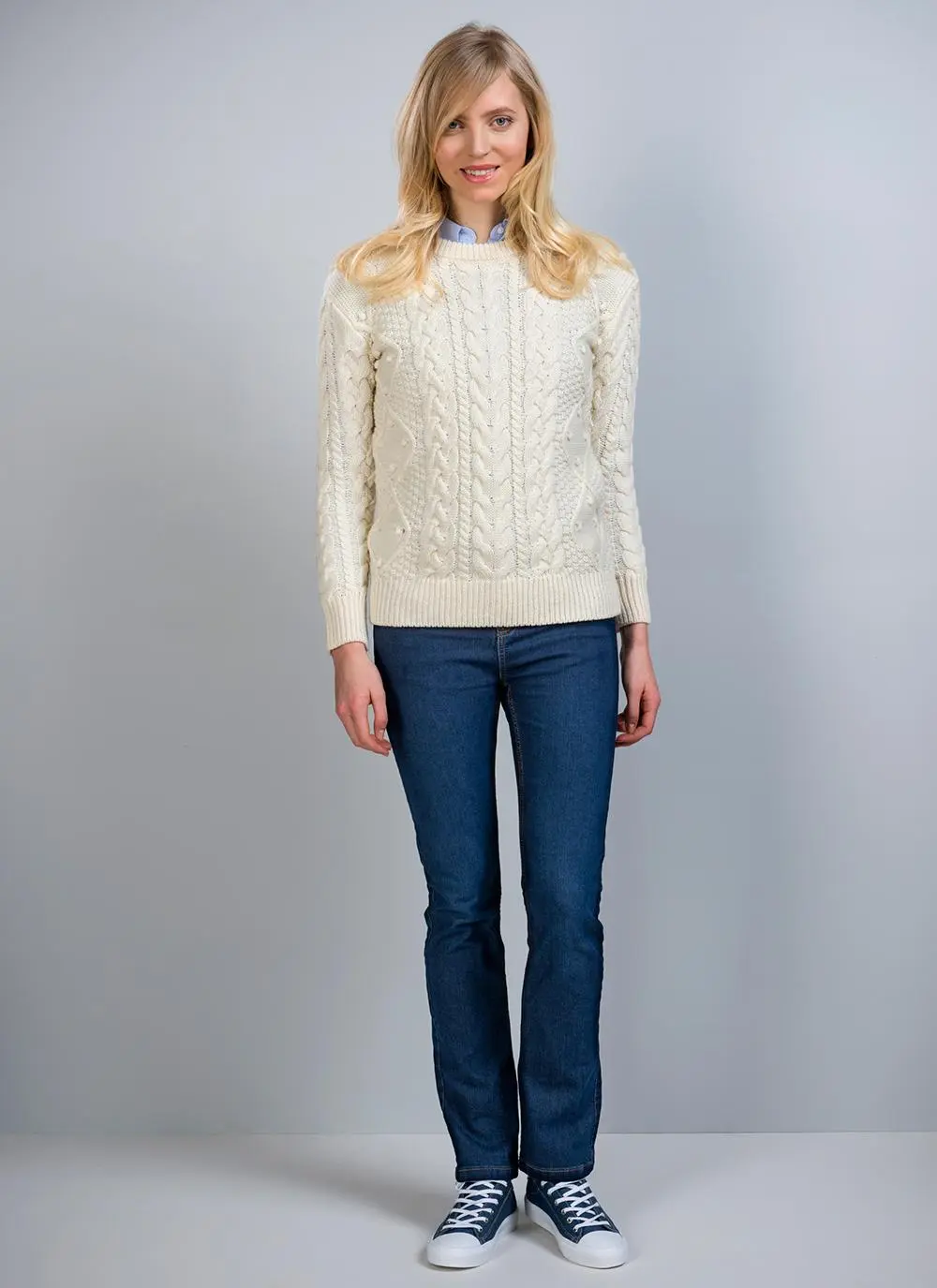 Muireann Aran Crew Neck