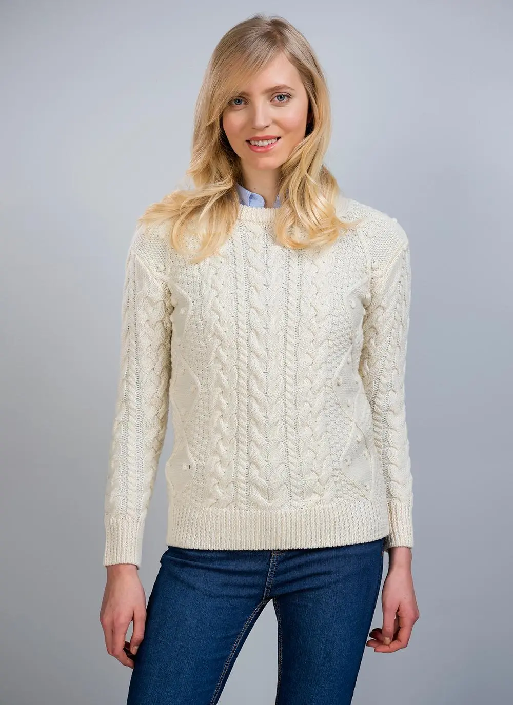 Muireann Aran Crew Neck