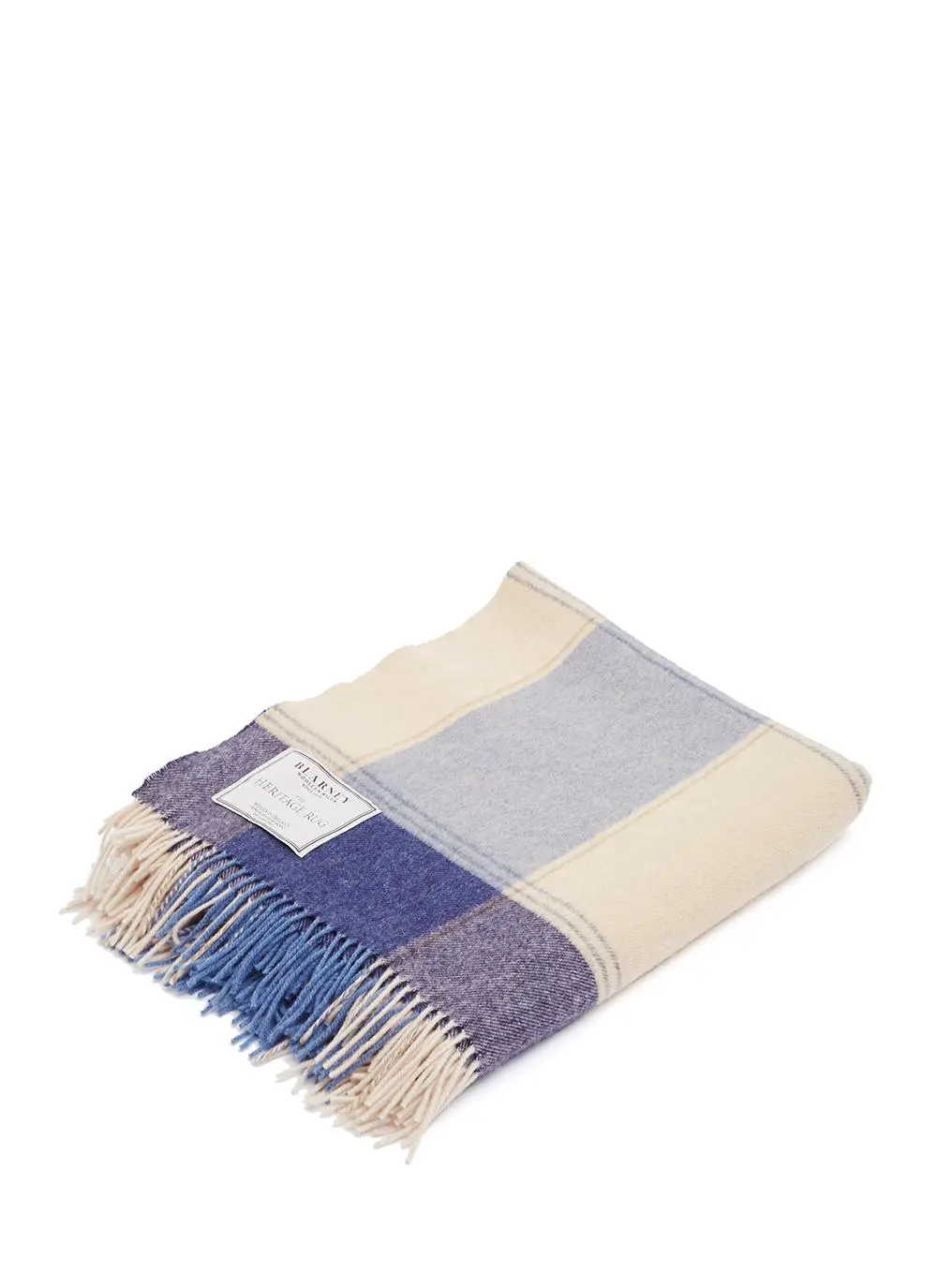 Munster Blue Lambswool Throw