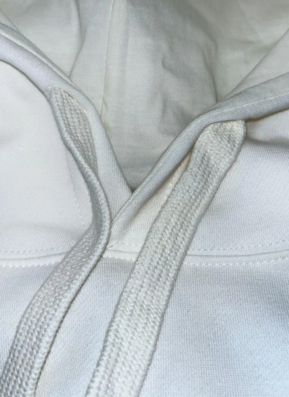 Cream hoodie with Ireland and the fighting Irish logo printed in the middle