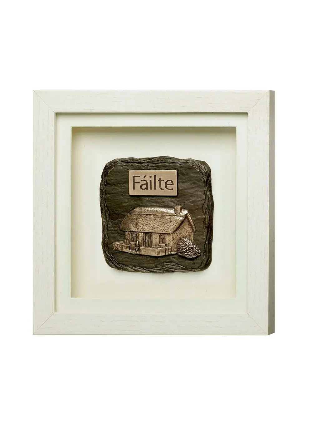 Failte Framed Bronze Plaque