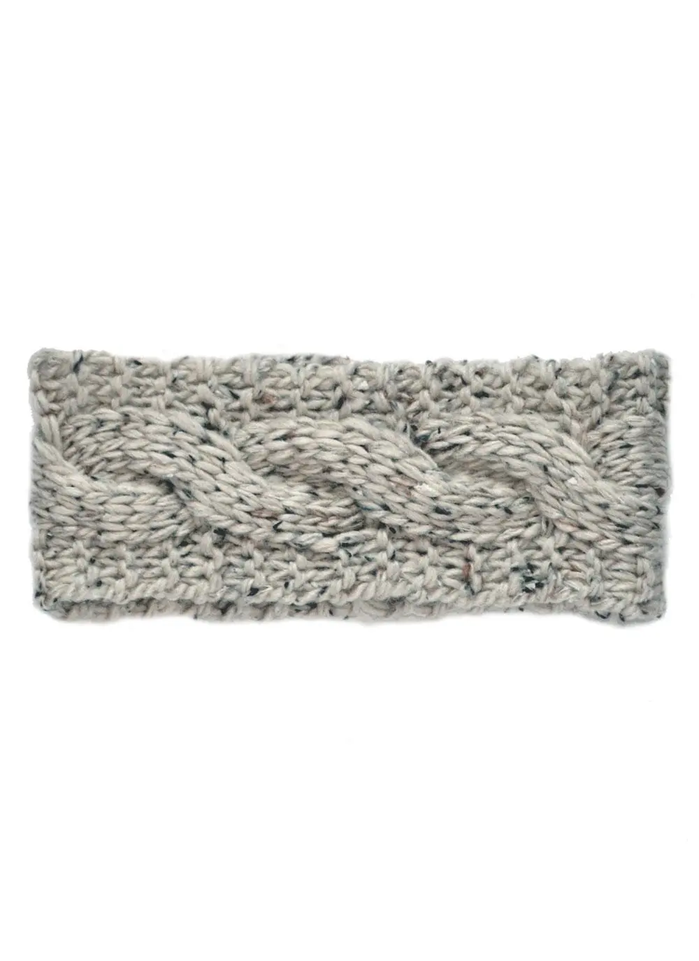 Wool Headband Oatmeal Speckle