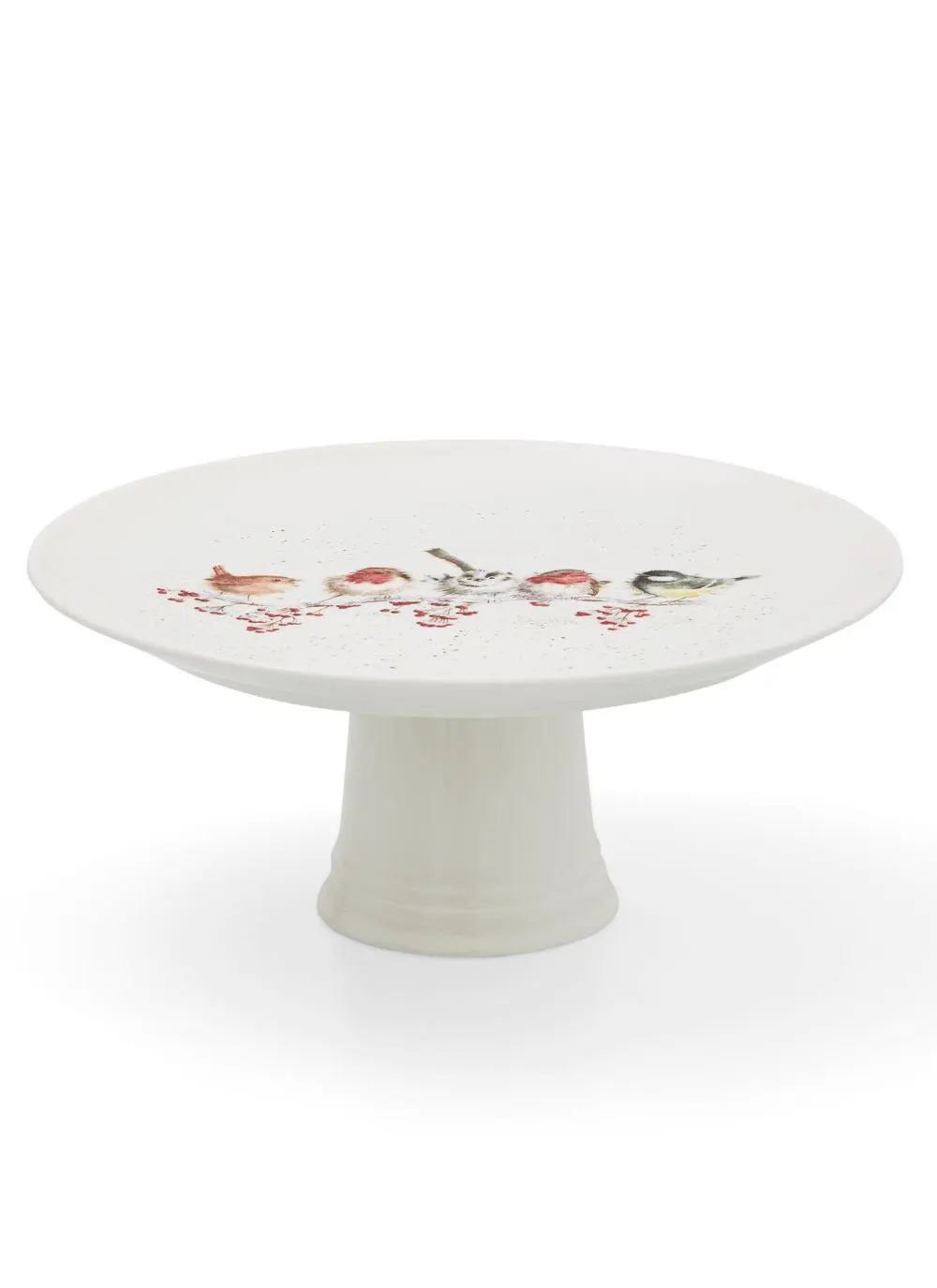Wrendale Designs One Snowy Day Footed Cake Stand