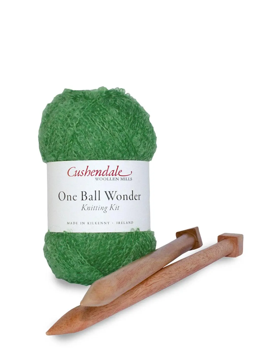 One Ball Wonder Scarf Knitting Kit in Greengage
